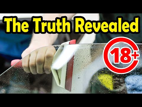 Видео: Как тонировать стекло двери