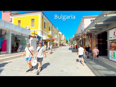 Видео: Болгария. Город Бургас. Подборка самых красивых пешеходных улиц для прогулок.