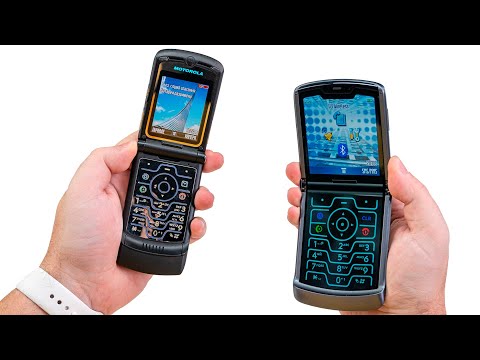 Видео: Распаковка Motorola RAZR 5G 2020 с гибким экраном - спустя 16 лет все еще могёт. Возвращение легенды