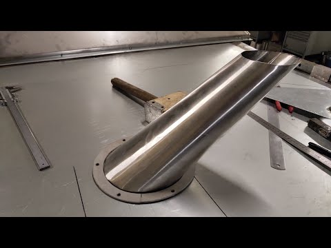 Видео: Развёртка косого перехода круглого сечения ( часть2)