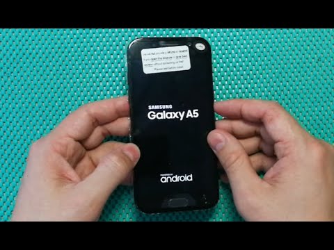 Видео: Samsung A5 2017 (A520F) замена LCD модуля