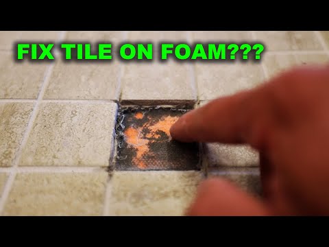 Видео: Как отремонтировать сколы, трещины или другие дефекты плитки на пенопластовом поддоне Schluter