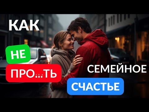 Видео: Как не про   ать семейное счастье