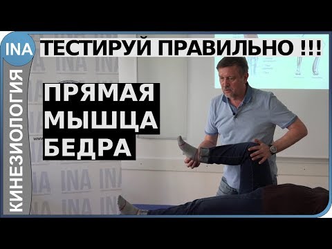 Видео: Мышечное тестирование. Четырехглавая мышца бедра. Кинезиология. Германия