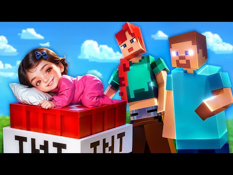 Видео: Меня усыновила семья из Minecraft! Родительские хаки, строительство, крафт и монстры в реалой жизни!