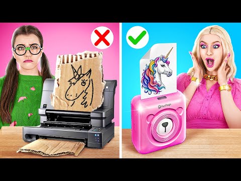 Видео: ЛУЧШИЕ ЛАЙФХАКИ ДЛЯ РОДИТЕЛЕЙ || Милый принтер ручной работы! Умные родительские поделки от 123 GO!