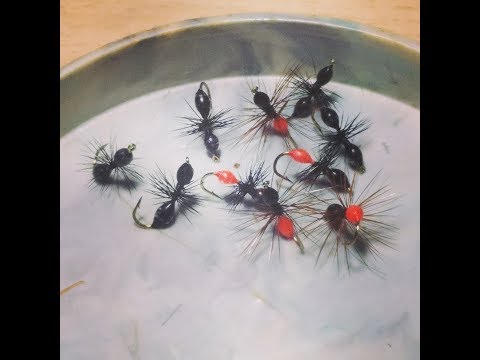 Видео: Мушка "Муравей" УФ вариант