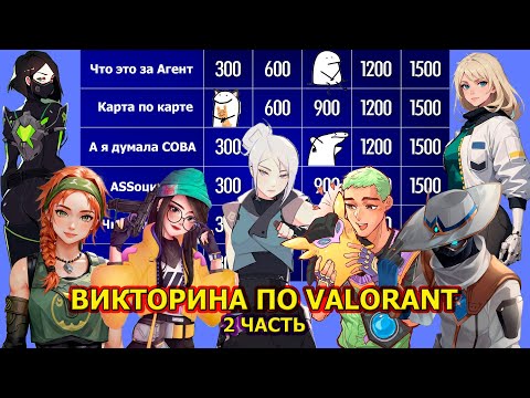 Видео: ЭТО ОКОНЧАТЕЛЬНЫЙ ОТВЕТ?😲| Викторина По Валорант №2 #valorantwtf #valorant #валорант #валорантSiGAME