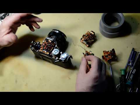 Видео: NIKON FM2 тот случай, когда лучше неремонт. Lensservis мастерская оптики и точной механики в СПб.