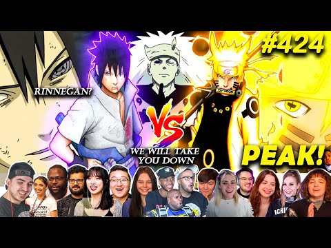 Видео: НАРУТО и САСКЕ против МАДАРЫ | РИННЕГАН? 🔥«Они сошли с ума...» 🤯[МЕГА-реакция] Shippuden, эпизод 424