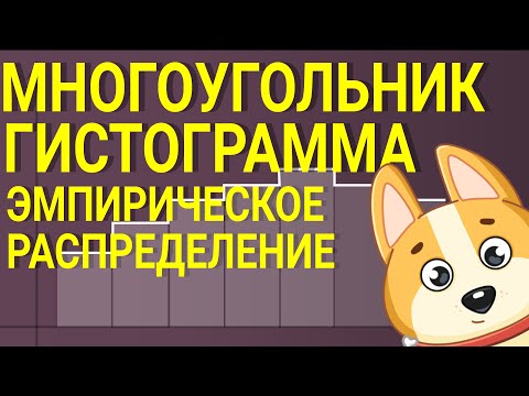 Видео: Многоугольник, гистограмма, эмпирический закон распределения