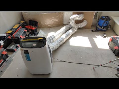Видео: Мобильный кондиционер Electrolux, установка и доработка.