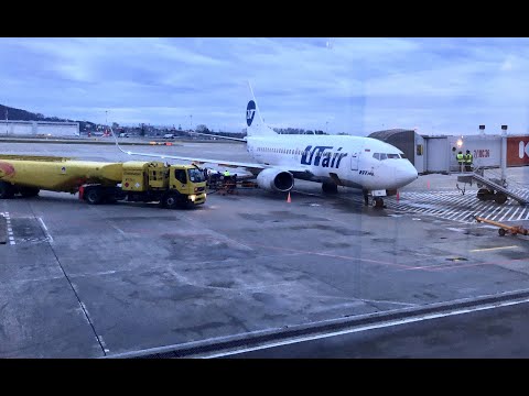 Видео: Полёт Тюмень (Рощино) - Сочи Адлер. Boeing 737-500. АК "Ютэйр" (Utair)