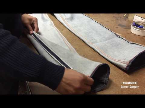 Видео: Как профессионально сузить джинсы