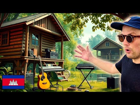 Видео: Традиционный кхмерский дом на сваях в Камбодже за 200 долларов 🇰🇭 | Полный тур