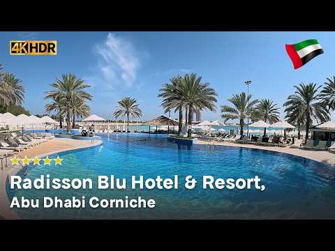 Видео: Radisson Blu Hotel & Resort, Abu Dhabi Corniche | 5-звездочный отельный тур в Абу-Даби | 4K видео