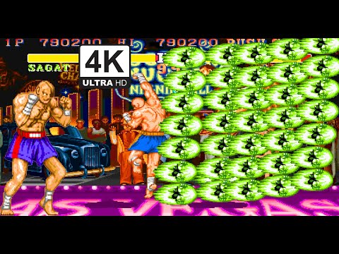 Видео: Мощь апперкота Сагата! SF2 Super Green Magic | 4K 60FPS (1992)