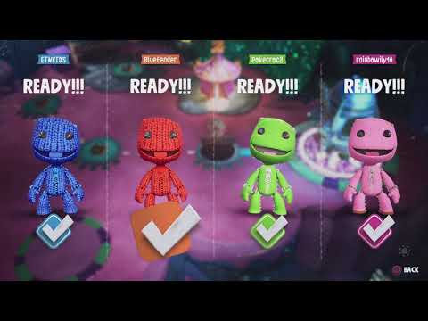 Видео: Sackboy: A Big Adventure: Игровой процесс на PS5 | Кооператив для 4 игроков — Прохождение 12 (без...