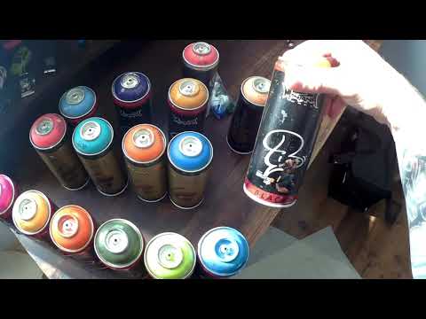 Видео: Анпакинг редких коллекционнных баллончиков краски. Граффити коллекция