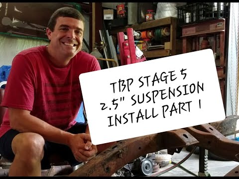Видео: Лифт подвески TBP Stage 5 на 2,5 дюйма, часть 1 — проект реставрации Ford Bronco 1966 года