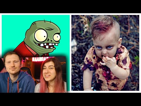 Видео: ЗОМБИ В РЕАЛЬНОЙ ЖИЗНИ | РАСТЕНИЯ ПРОТИВ ЗОМБИ (Plants vs Zombies) | РЕАКЦИЯ