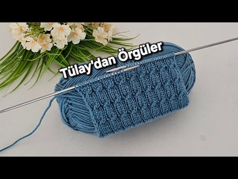 Видео: Ого 🧶Простой узор для вязания шарфа, шапки, жилета и кардигана