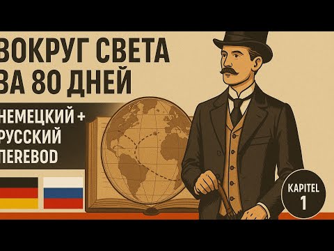 Видео: Вокруг света за 80 дней – Глава 1 на немецком с русским переводом 🎧 | Учим язык с Жюлем Верном