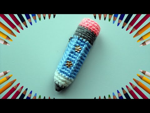 Видео: МАСТЕР-КЛАСС: КАРАНДАШ вязаный крючком. Брелок. Игрушка вязаная. Подвеска. DIY