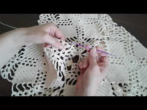 Видео: Квадратный мотив крючком. Часть 3. Соединяем мотивы.