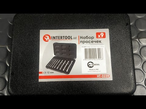 Видео: Набор просечек INTERTOOL HT-0239 9 ед., 3-12 мм
