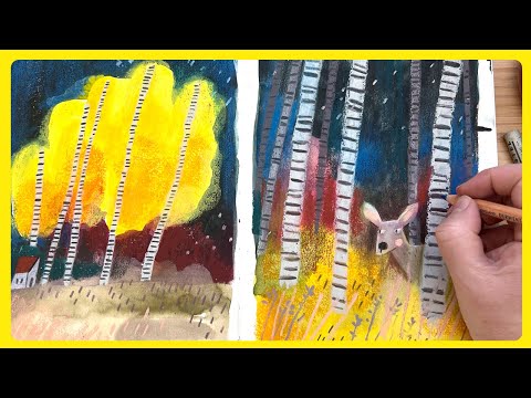 Видео: Я заполнила скетчбук за месяц, чтобы победить художественную хандру 🤩 Тур по скетчбукам!