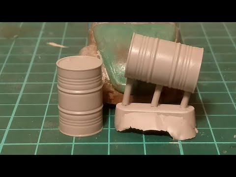 Видео: Бочки 200л 1:43 (SG Modelling)