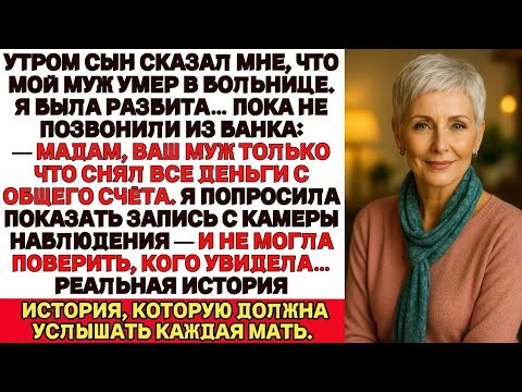 Видео: ПОЗВОНИЛИ ИЗ БАНКА:— ВАШ МУЖ СНЯЛ ВСЕ ДЕНЬГИ СО СЧЁТА.Я ОНЕМЕЛА… ВЕДЬ ОН УМЕР НЕСКОЛЬКО ЧАСОВ НАЗАД,