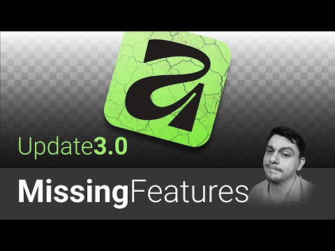 Видео: Эти функции все еще отсутствуют в новой версии Affinity 3.0?