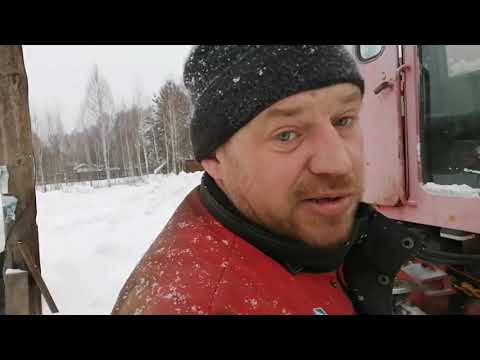 Видео: ктз Т-70с Эксваторный целиндр установка на перёд 👍👍👍😁