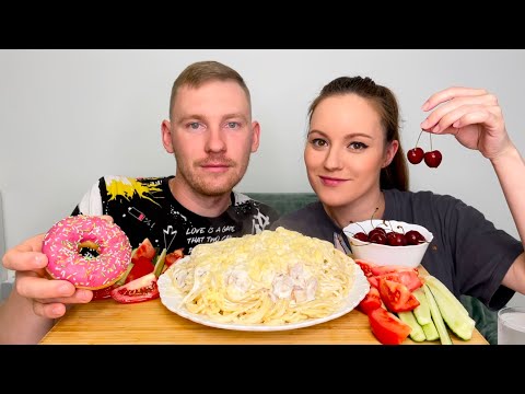 Видео: МУКБАНГ ПАСТА КАРБОНАРА С БЕКОНОМ МНОГО СЫРА РЕЦЕПТ ответы на вопросы MUKBANG PASTA CARBONARA