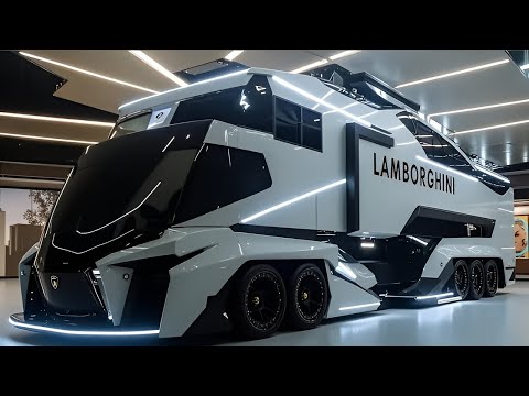 Видео: Lamborghini Motherhome 2026 – Роскошный суперкар-дом на колесах! Это будущее автодома!