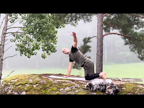Видео: Yoga morning ❤️🥩#yoga #nature #ayurveda #йогатур #retreat 