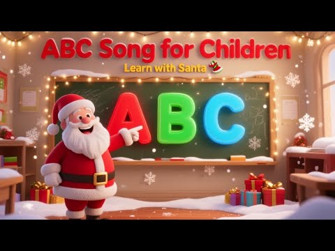 Видео: 🎅 Учим алфавит с Санта-Клаусом! Весёлая песенка про алфавит для детей – Рождественская волшебная ...