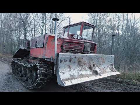 Видео: ТОЛЬКО ПЬЯНЫМ НЕ СТРАШНО!!! Трелёвочный ТДТ- 55