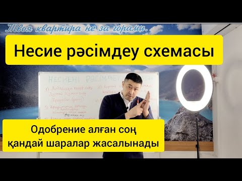 Видео: Несие рәсімдеу схемасы. Одобрение алған соң қандай шаралар жасалынады.