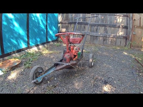 Видео: Мотокоса для скашивания ботвы картофеля. Brushcutters for mowing potato tops
