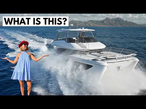 Видео: МИРОВОЙ ДЕБЮТ! 🤯 2025 Aquila 46 Yacht Power Catamaran Liveaboard Yacht Tour