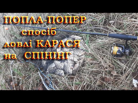 Видео: 🔥🔥🔥 СПІНІНГОВА стратегія риболовлі на карася в Худяках з особливою оснасткою ПОПЛА-ПОПЕР та ДОНКА!!!
