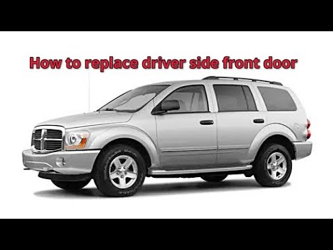 Видео: Как заменить переднюю дверь со стороны водителя на Dodge Durango 5.7 L Hemi Edition 2005 года вып...