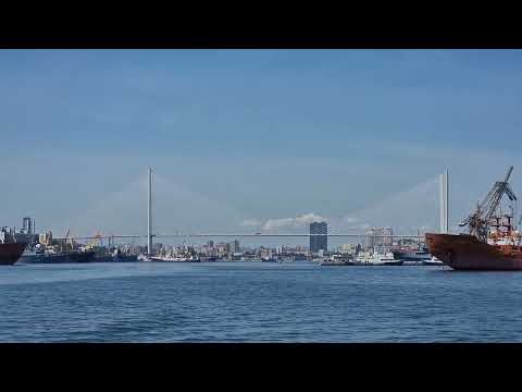 Видео: Бухта Золотой Рог с воды. Владивосток.  #БлогВладивосток