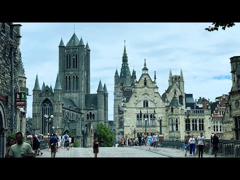 Видео: Ghent Belgium Гент, Бельгия