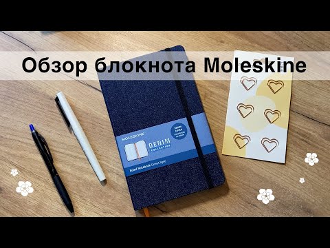 Видео: Обзор блокнота Moleskine