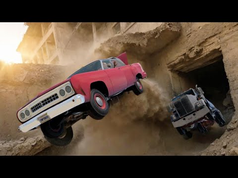 Видео: BeamNG.Drive — Битва грузовиков и машин | Дуэль Новая Версия
