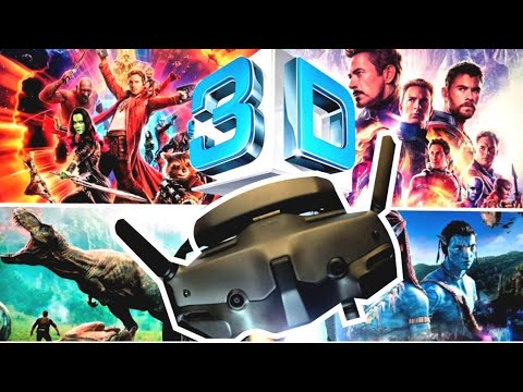 Видео: Как смотреть 3d фильмы в FPV очках DJI Goggles 3/How to watch 3D movies in FPV glasses DJI Goggles 3